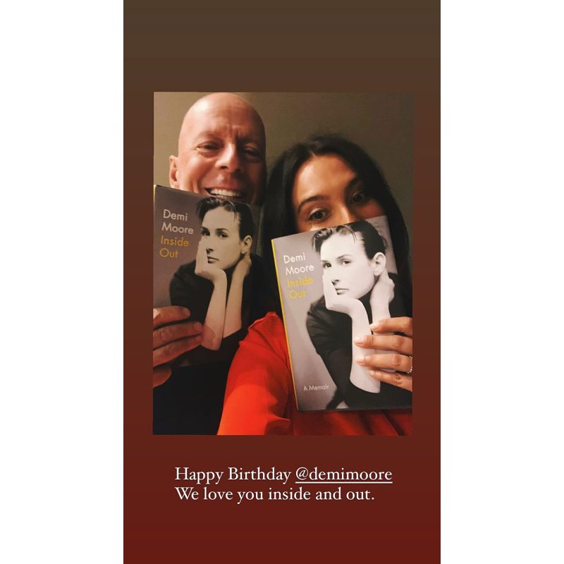Bruce Willis and his wife Emma Heming Willis are delighted with Demi Moore on her 60th birthday on Instagram
