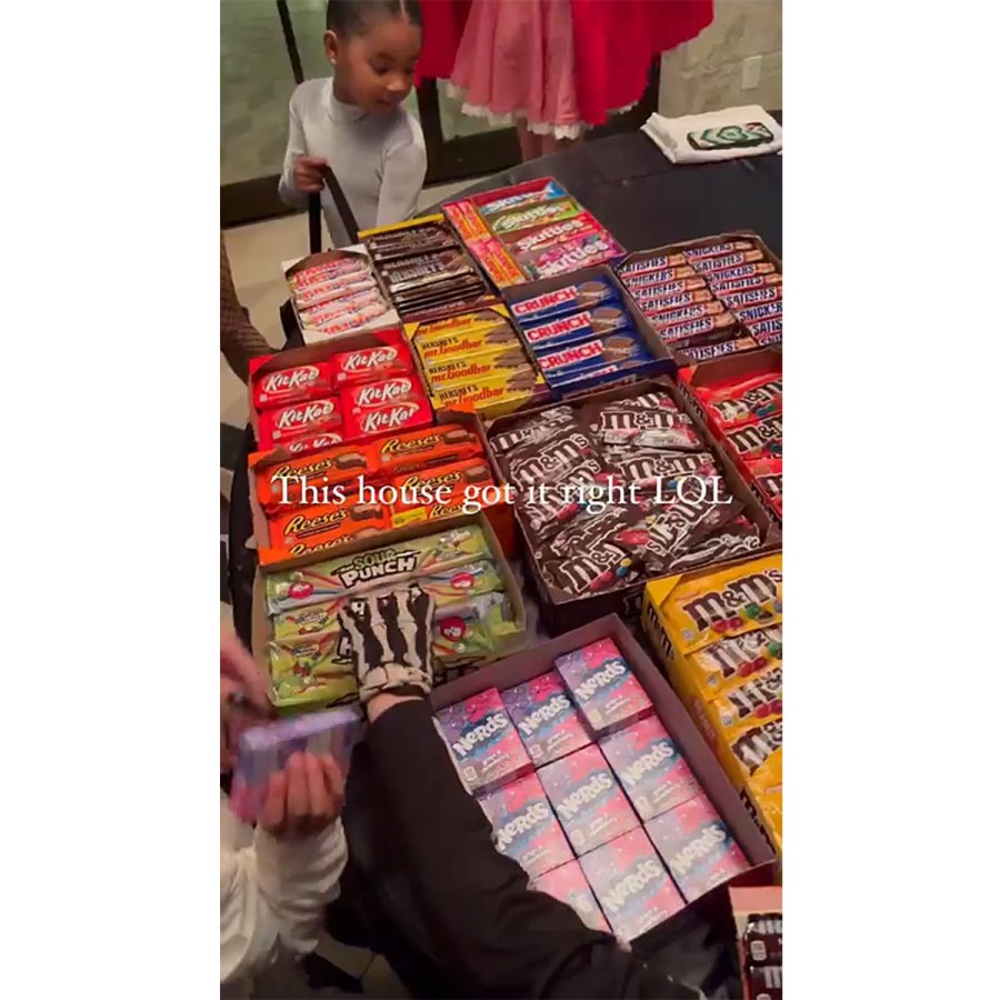 Candy Extravaganza Kim Kardashian Instagram Inside the Kardashian Jenners Family Friendly Halloween Night