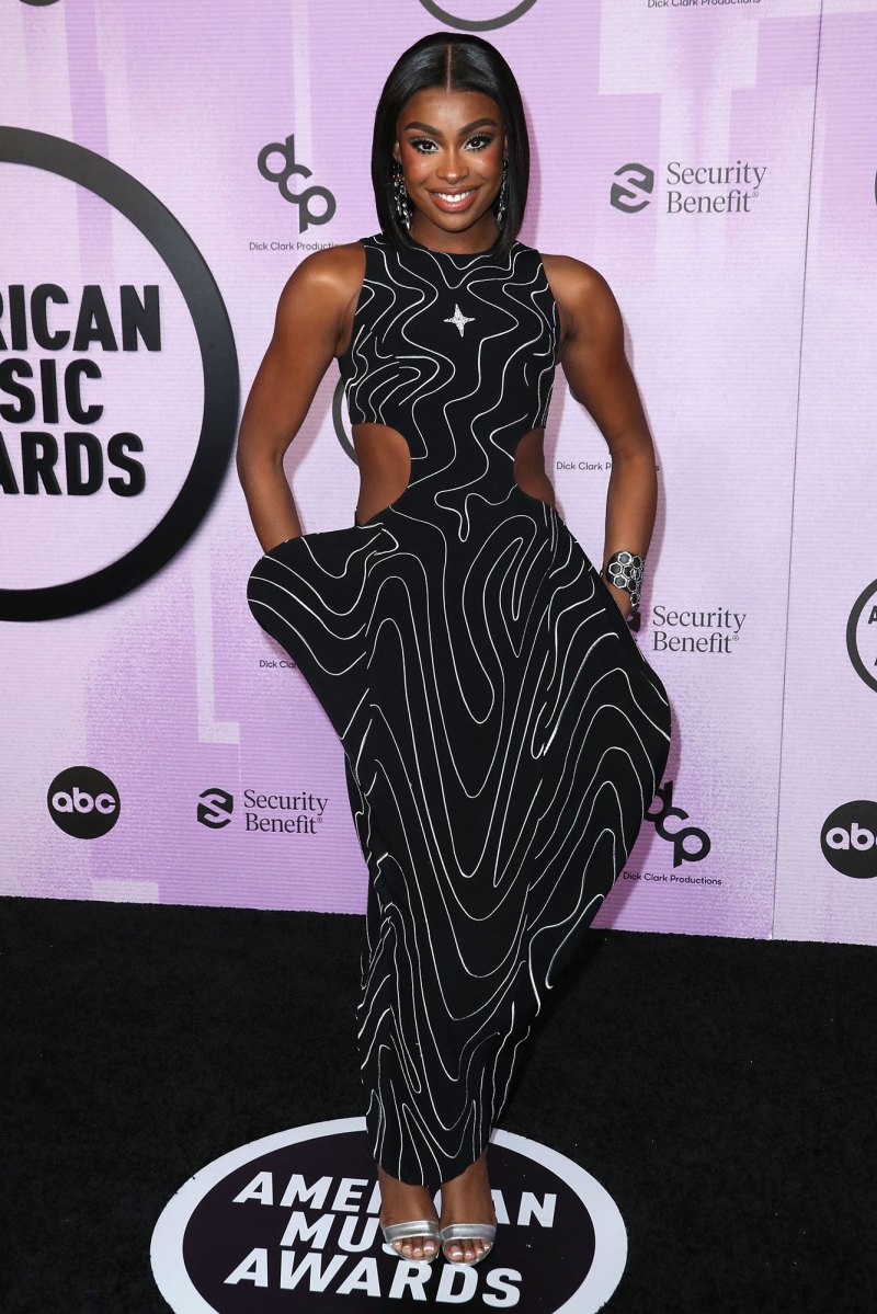 Coco Jones Red Carpet AMA American Music Awards 2022
