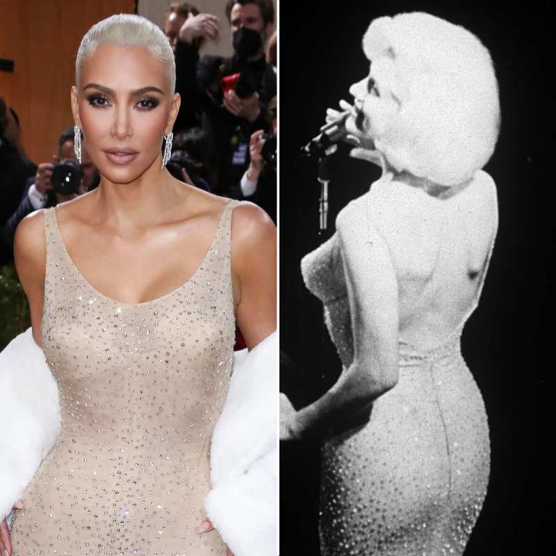 Connection to Marilyn Kim Kardashian Reveals She Was Originally Not Allowed to Wear Marilyn Monroe Dress