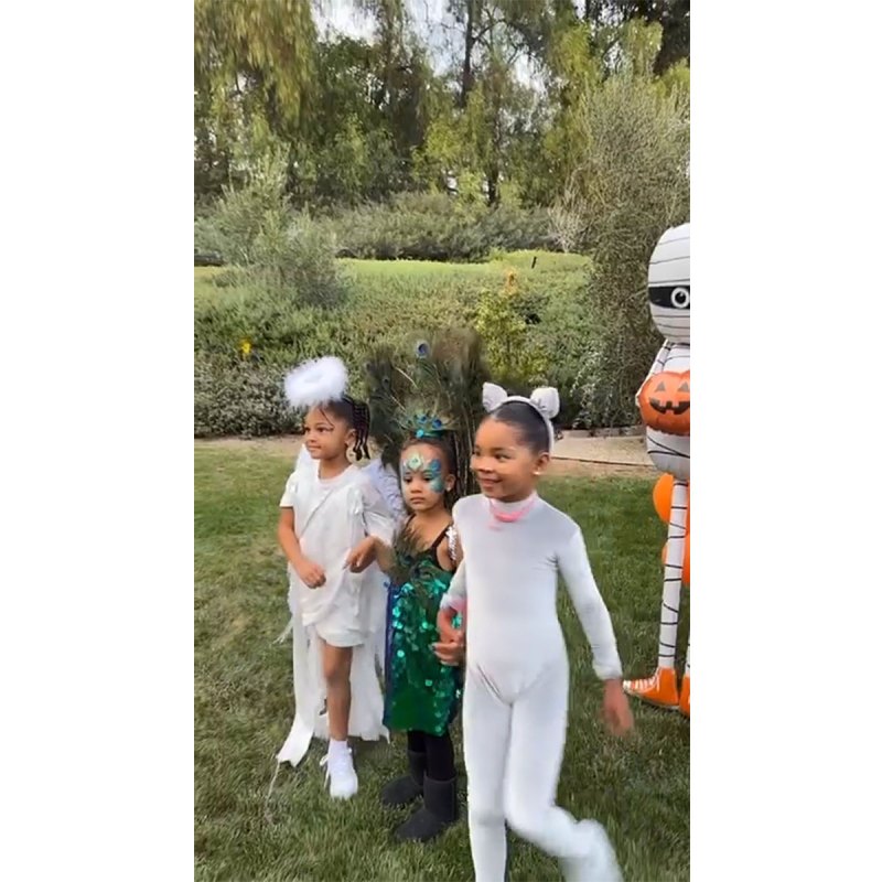 Costumed Cousins Kylie Jenner Instagram Inside the Kardashian Jenners Family Friendly Halloween Night