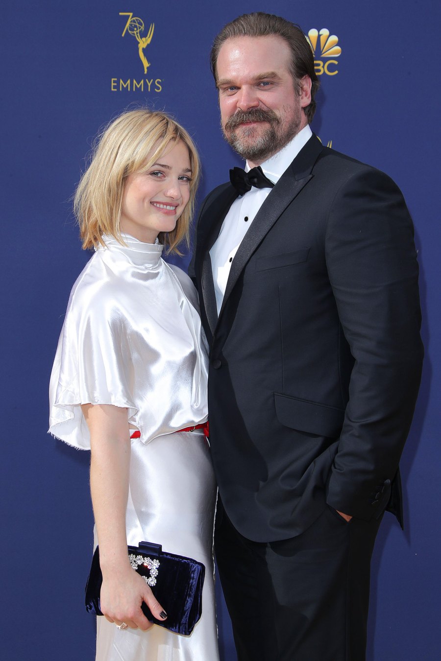 David Harbour's Dating History- Lily Allen, Julia Stiles and More 471 70th Primetime Emmy Awards, Arrivals, Los Angeles, USA - 17 Sep 2018