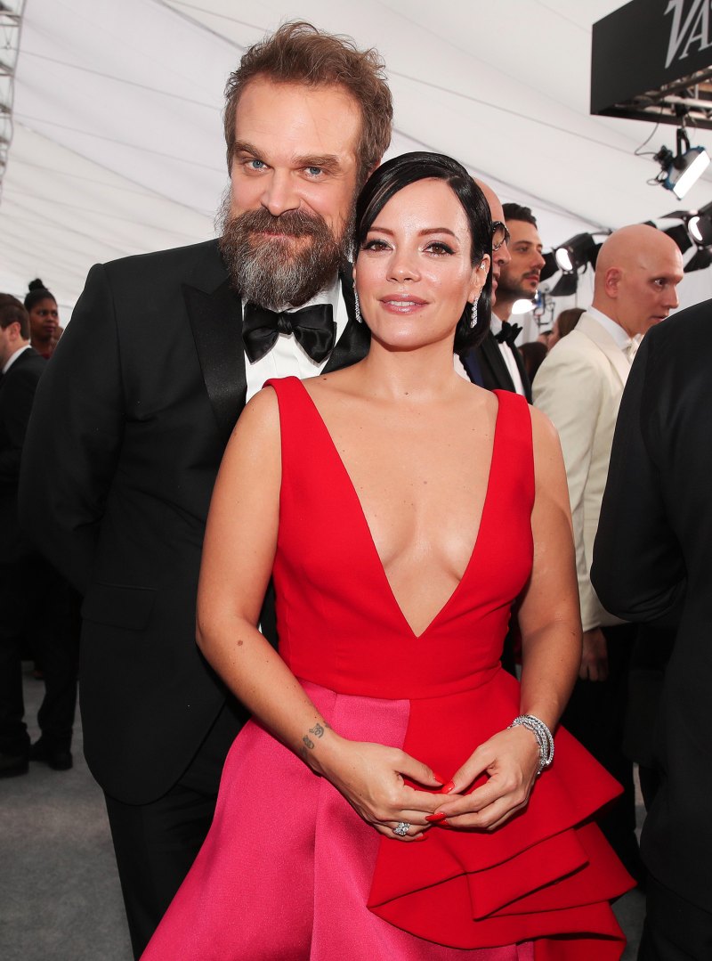 David Harbour's Dating History- Lily Allen, Julia Stiles and More 473 26th Annual Screen Actors Guild Awards, Arrivals, Shrine Auditorium, Los Angeles, USA - 19 Jan 2020
