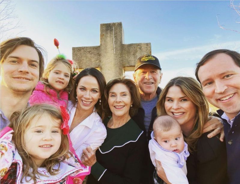 شیرین ترین لحظات خانوادگی جنا بوش هاگر و همسر هنری هگر با 3 بچه