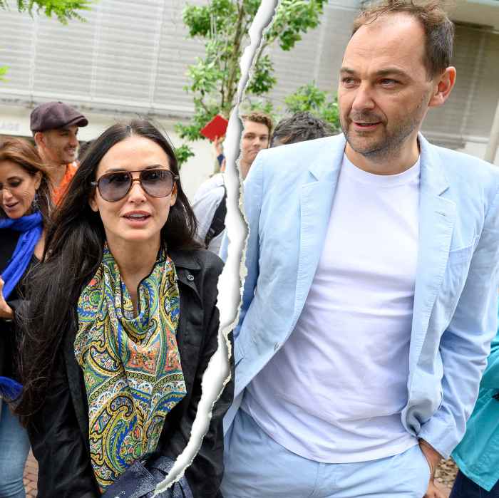 Demi Moore and Boyfriend Daniel Humm Split After Less Than 1 Year of Dating Tear