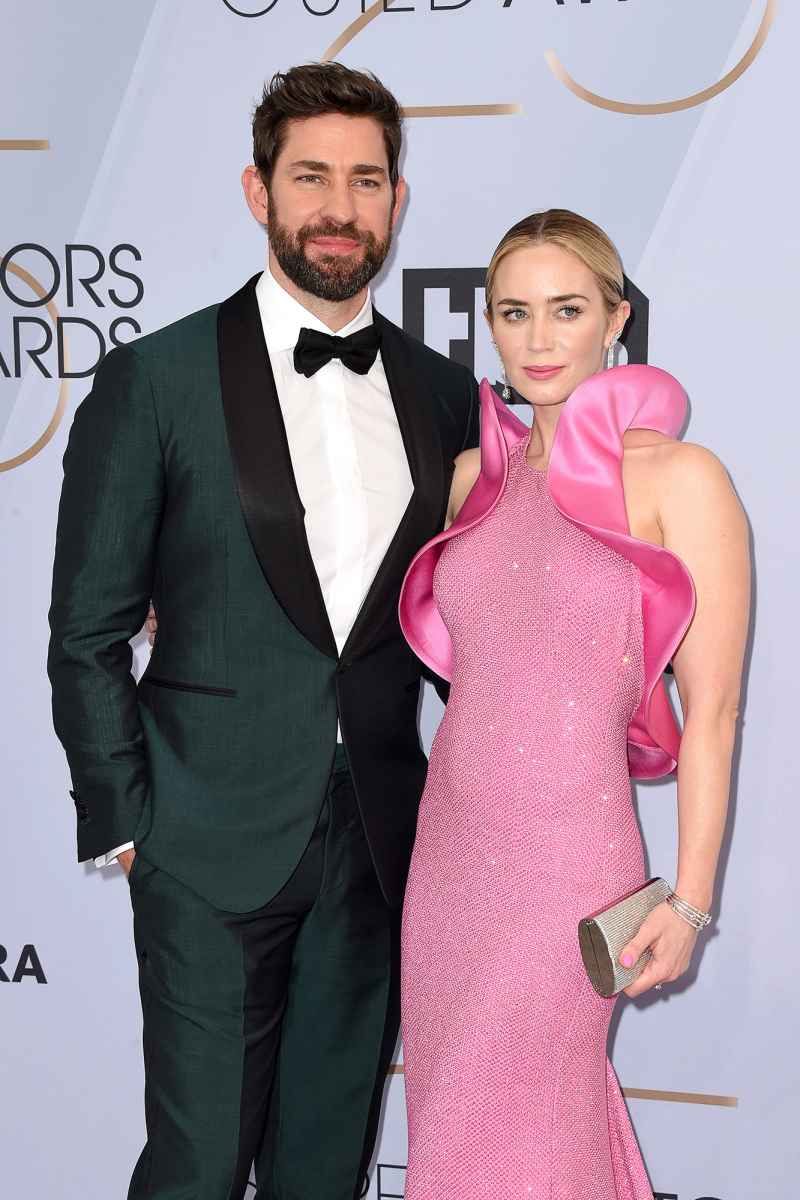 Emily Blunt and John Krasinski's Rare Quotes About Parenting, Raising Their 2 Daughters 241 25th Annual SAG Awards Arrivals - LA, Los Angeles, United States - 27 Jan 2019