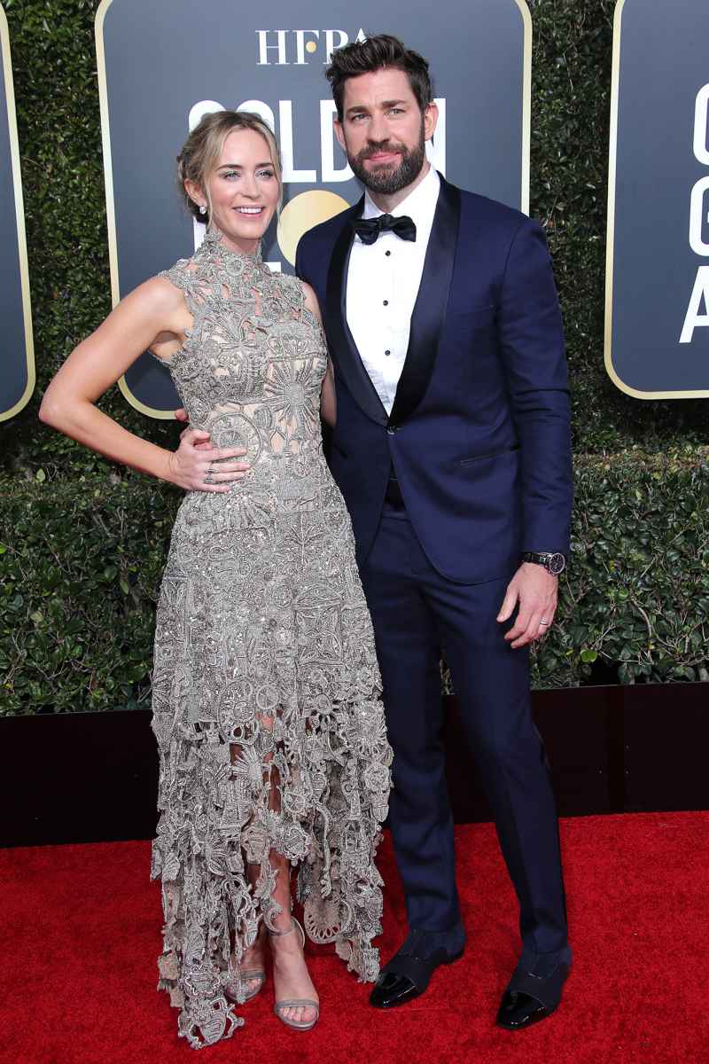 Emily Blunt and John Krasinski's Rare Quotes About Parenting, Raising Their 2 Daughters 243 76th Annual Golden Globe Awards, Arrivals, Los Angeles, USA - 06 Jan 2019