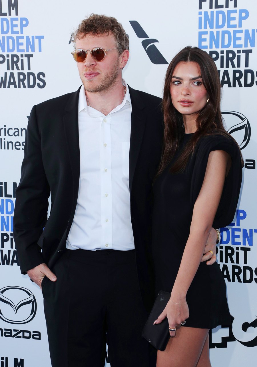 Emily Ratajkowski's Dating History- Brad Pitt, Pete Davidson, Sebastian Bear-McClard, More 524 35th Annual Film Independent Spirit Awards, Arrivals, Los Angeles, USA - 08 Feb 2020