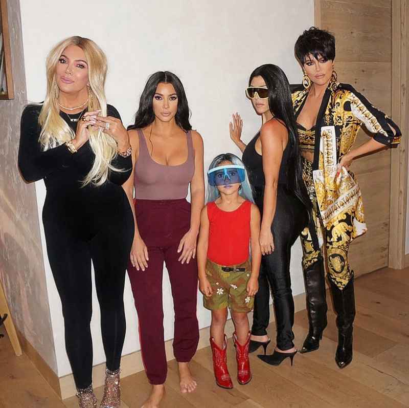 Every Time the Kardashian-Jenner Family Dressed Up As Each Other Over the Years 077