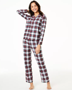 Family Pajamas Matching Women's Stewart Plaid Family Pajama Set