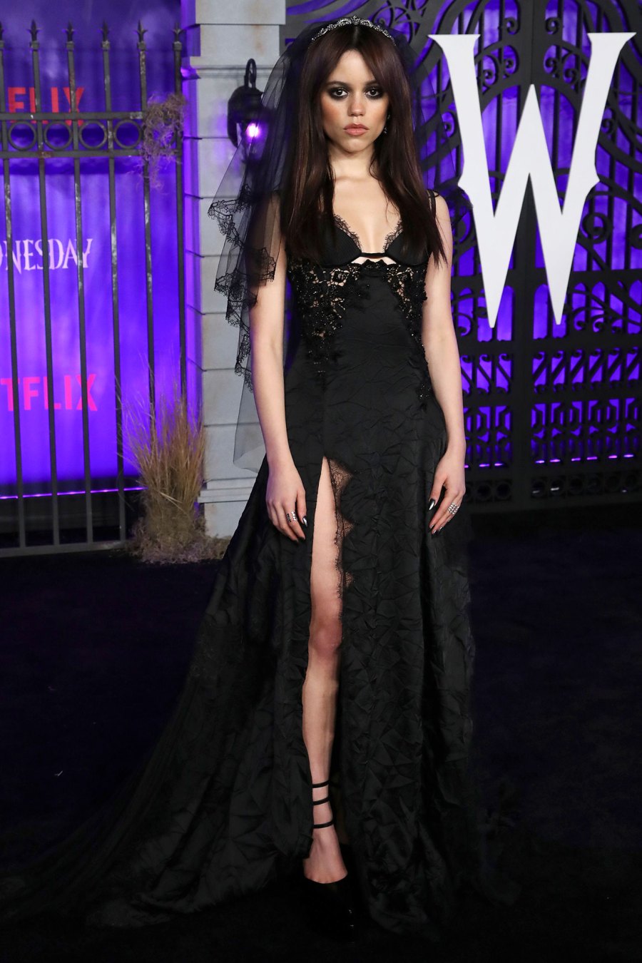 Feature Jenna Ortega All the Spooky Looks From the Wednesday Premiere