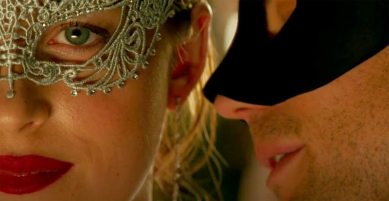 'Fifty Shades Darker' Photos: See Jamie Dornan and Dakota Johnson's Hottest Moments! mask close up