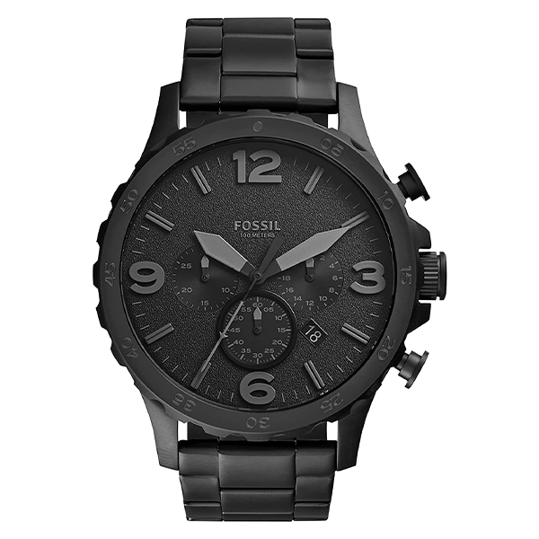 Fossil Men's Nate Stainless Steel Quartz Chronograph Watch