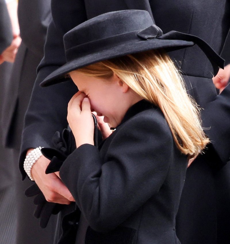 Gallery- Royal Kids’ Cutest Moments of 2022 066 Princess Charlotte seen in tears at the funeral of her great grandmother Queen Elizabeth II