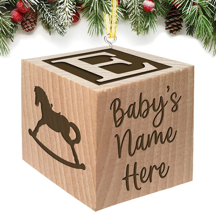 Glitzby Babies First Christmas Ornament Gift