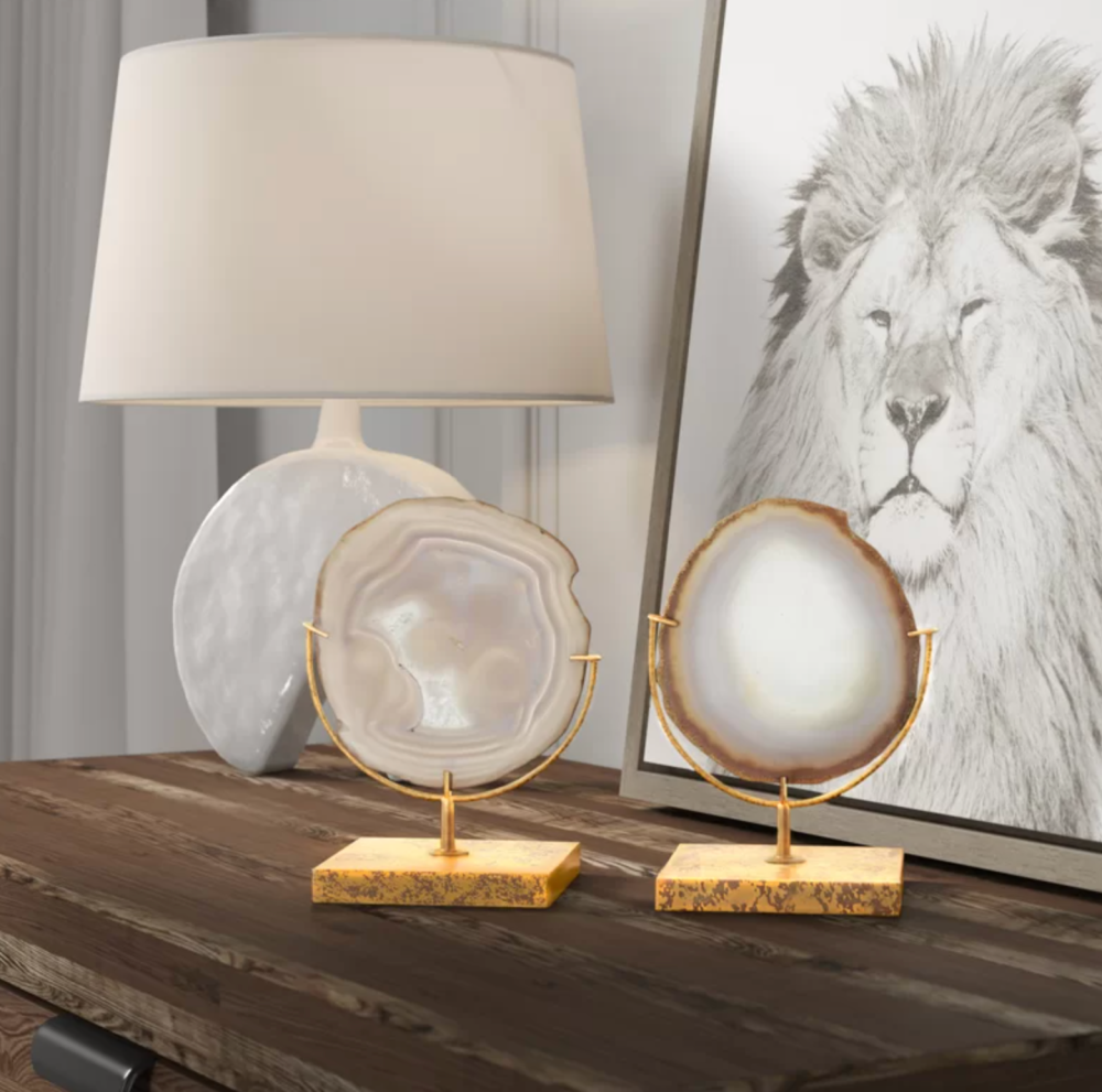 Greyleigh&trade; Navasota Decorative Agate Décor
