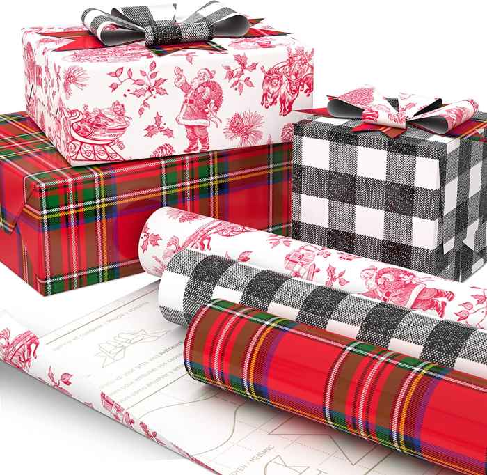 Hallmark Holiday Plaid Wrapping Paper
