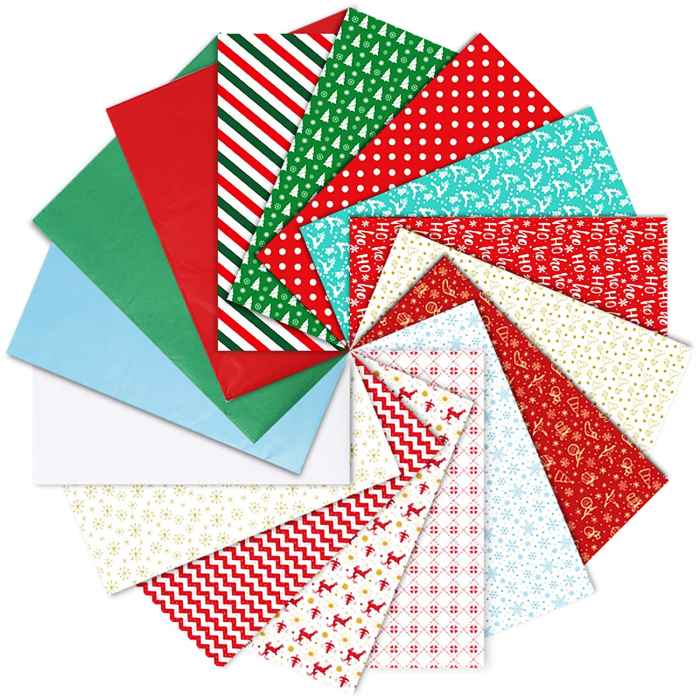 Haojiake 200pcs Christmas Tissue Paper