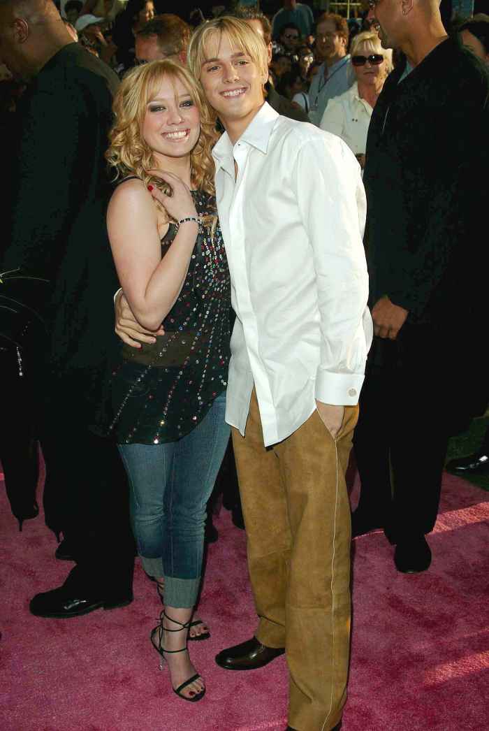 Hilary Duff Aaron Carter 233 'THE LIZZY MCGUIRE MOVIE' FILM PREMIERE, LOS ANGELES, AMERICA - 26 APR 2003