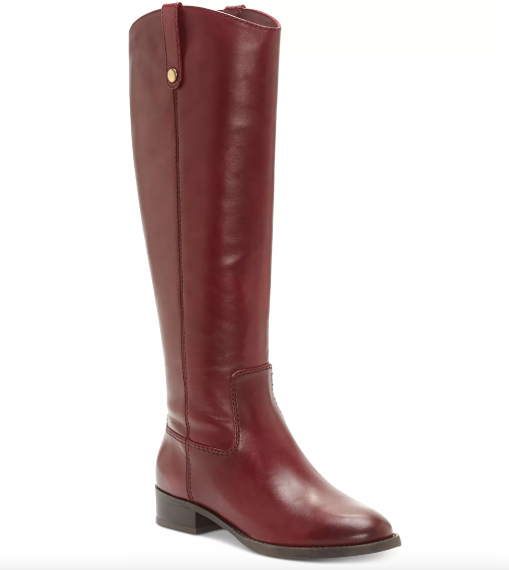INC International Concepts Fawne Riding Leather Boots