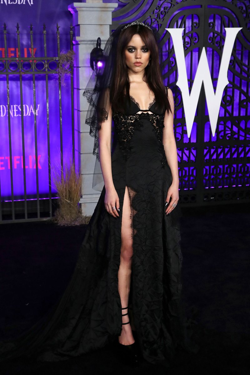 Jenna Ortega All the Spooky Looks From the Wednesday Premiere