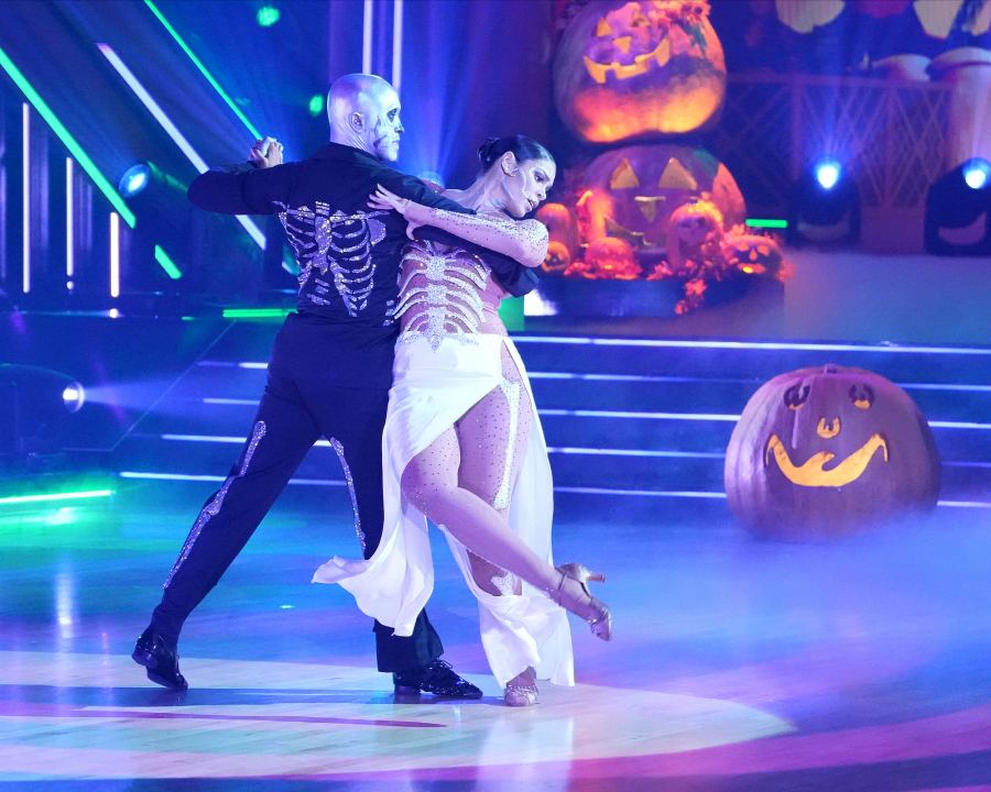 Jordin Sparks and Brandon Armstrong Dancing With the Stars Halloween 2022