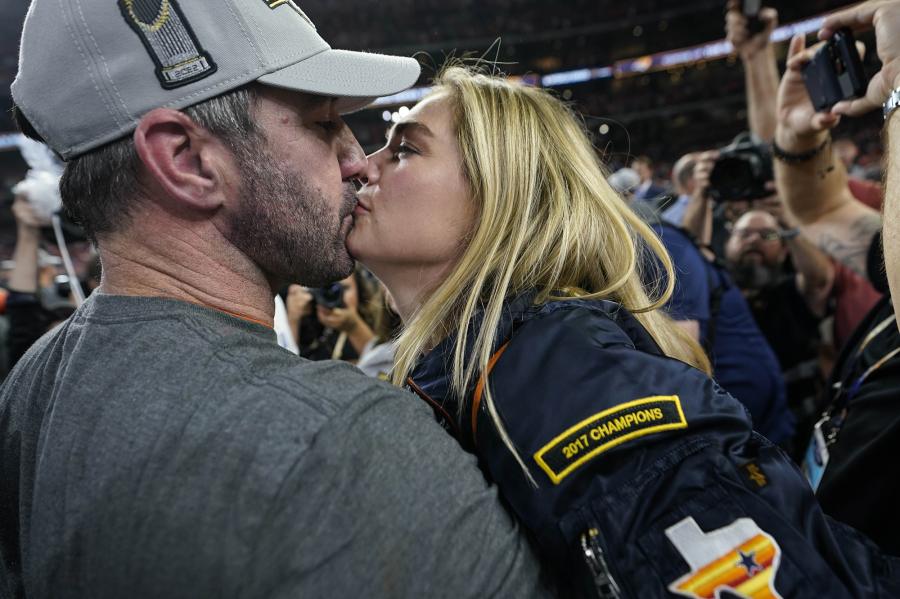 Kate Upton and Husband Justin Verlander Celebrate His World Series Win With Daughter Genevieve