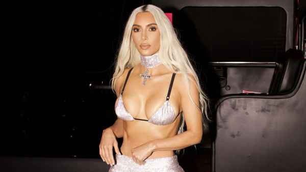 Kim K's Best Platinum Hair Looks