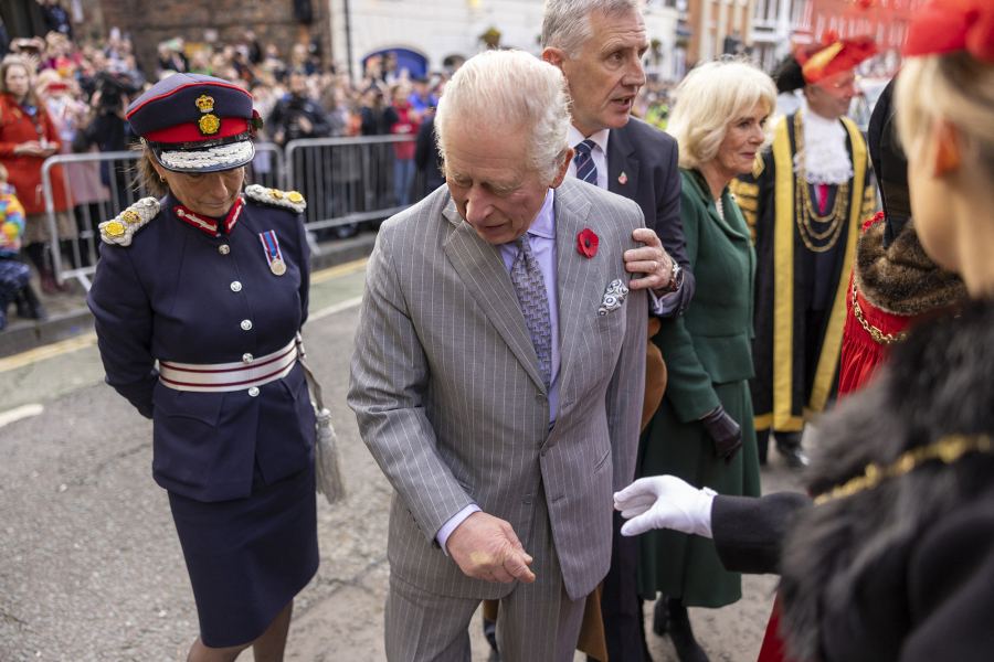 King Charles III and Queen Consort Camilla Narrowly Avoid Being Egged by Protester in U.K.