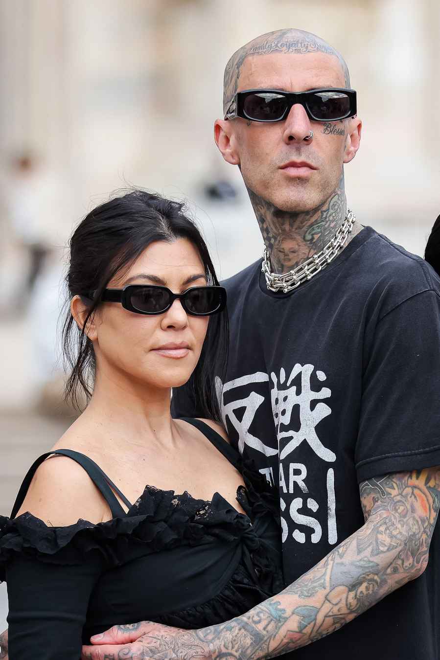 Kourtney Kardashian Joked About Needing to 'Be Drugged' Ahead of Her Wedding to Travis Barker- 'It Freaks Me Out' 058 Kourtney Kardashian And Travis Barker Celebrity Sightings In Milan, Italy - 25 May 2022