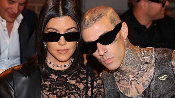Kourtney Kardashian Joked About Needing to 'Be Drugged' Ahead of Her Wedding to Travis Barker- 'It Freaks Me Out' 060 Boohoo By Kourtney Kardashian Barker show, Runway, Spring Summer 2023, New York Fashion Week, USA - 13 Sep 2022