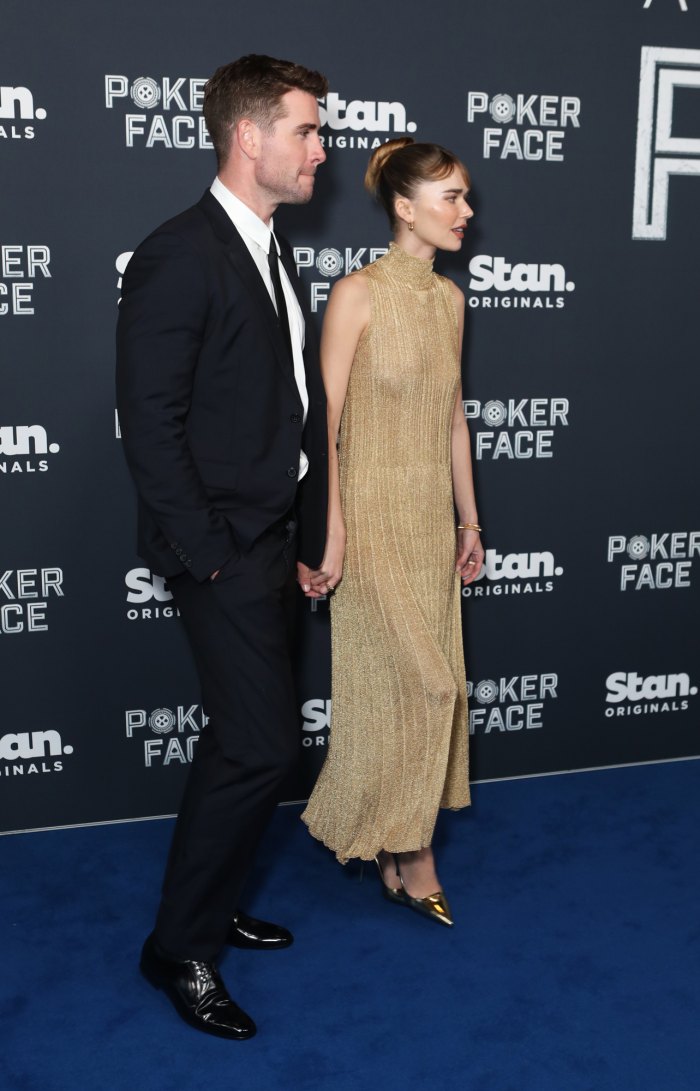 Liam Hemsworth and Girlfriend Gabriella Brooks Hold Hands as They Make Their Red Carpet Debut