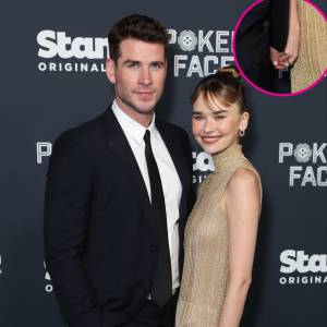 Liam Hemsworth and Girlfriend Gabriella Brooks Hold Hands as They Make Their Red Carpet Debut