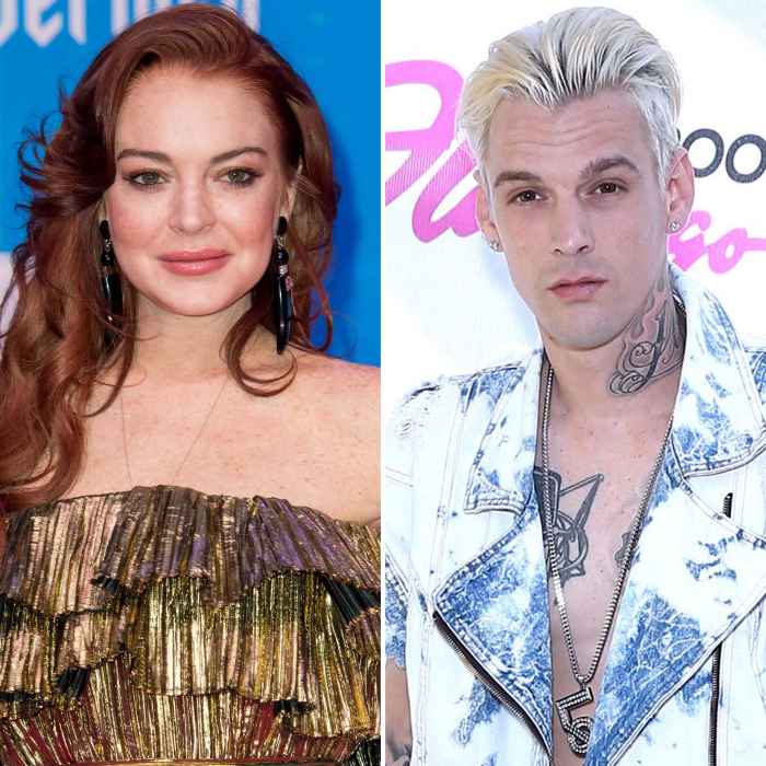 Lindsay Lohan Pays Her Respects to Ex Aaron Carter