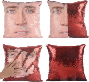 Merrycolor Nicolas Cage Mermaid Pillow Cover