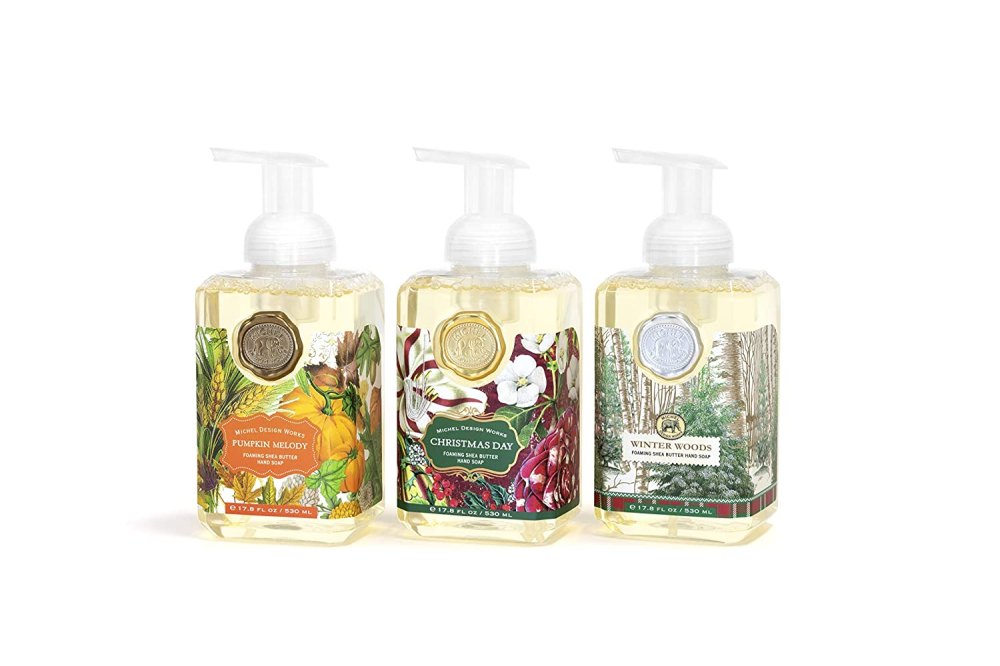 Michel Design Works 3-PACK Holiday Foaming Soaps