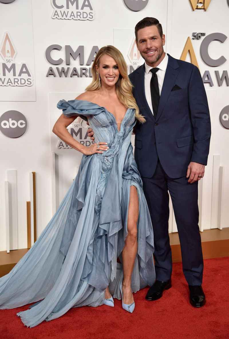 Mike Fisher and Carrie Underwood CMAs 2022