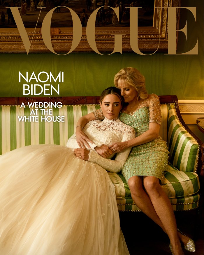 Naomi Biden Graces the Cover of Vogue in Wedding Dress Alongside First Lady Jill Biden
