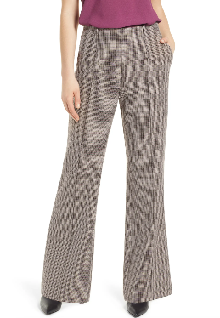 Nordstrom Women's Check Suit Pants