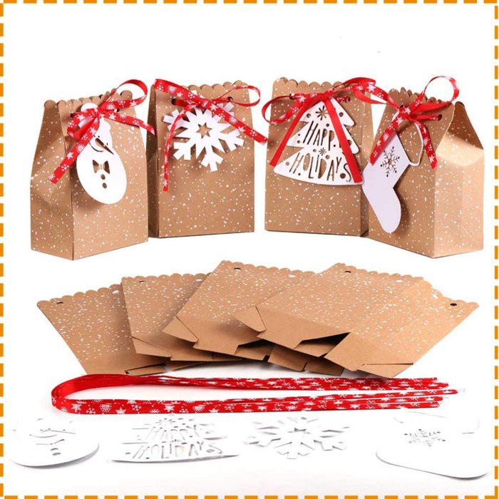 OurWarm 24pcs Christmas Gift Bags