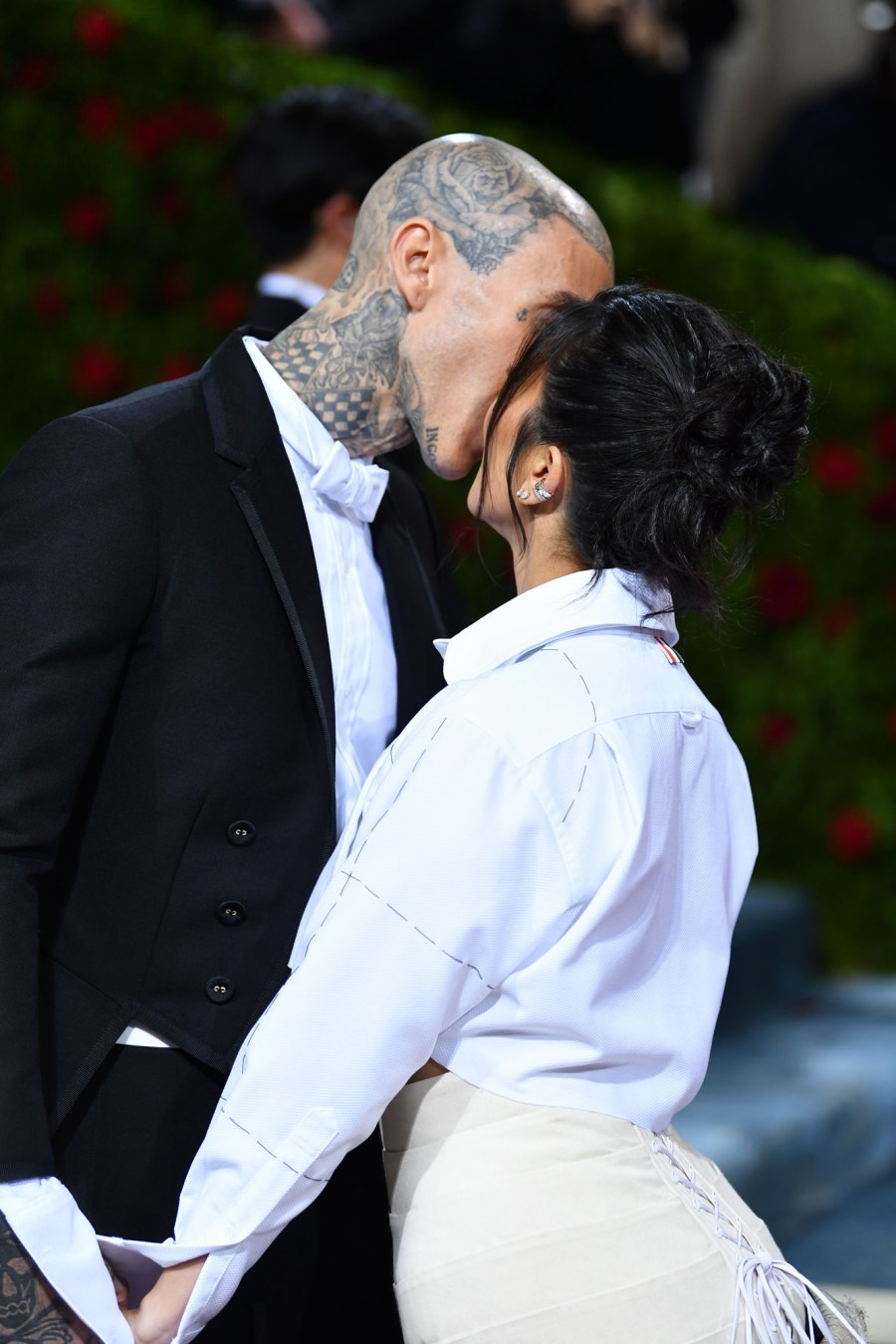 Kourtney Kardashian Breaks Down Why She and Travis Barker Had to Kiss With Their Tongues at the 2022 Met Gala: 'That Is How We Live Our Life'