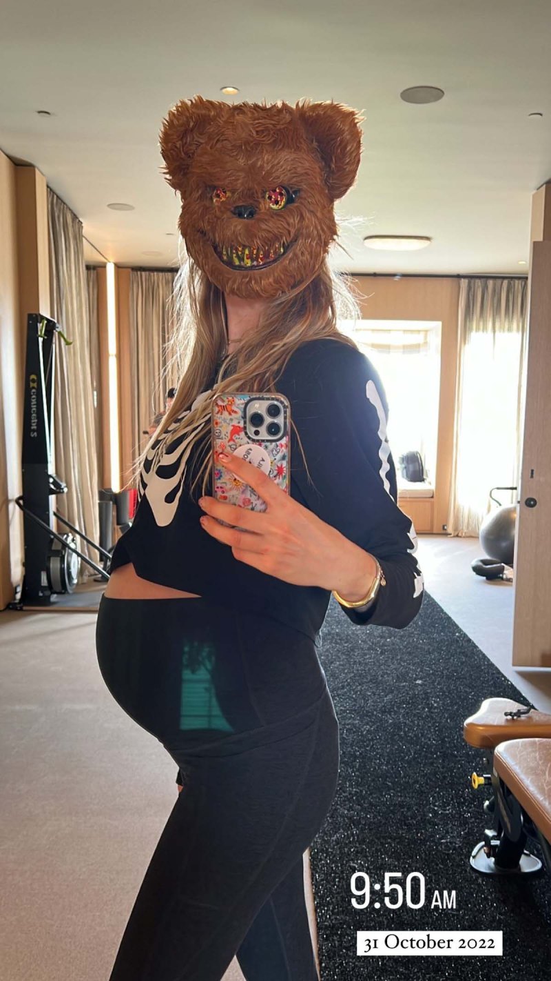 Pregnant Behati Prinsloo Baby Bump