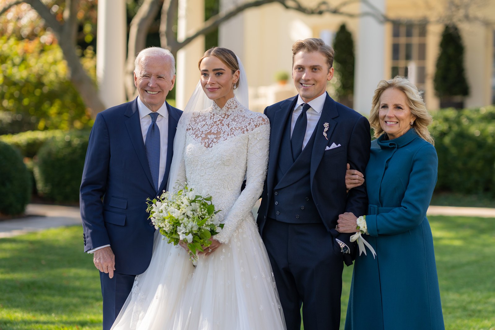 President Joe Biden's Granddaughter Naomi Marries Fiance Peter Neal on White House Lawn: See Photos