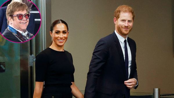 Prince Harry and Meghan Markle Get Affectionate in Sweet Tribute to Elton John at Farewell Tour