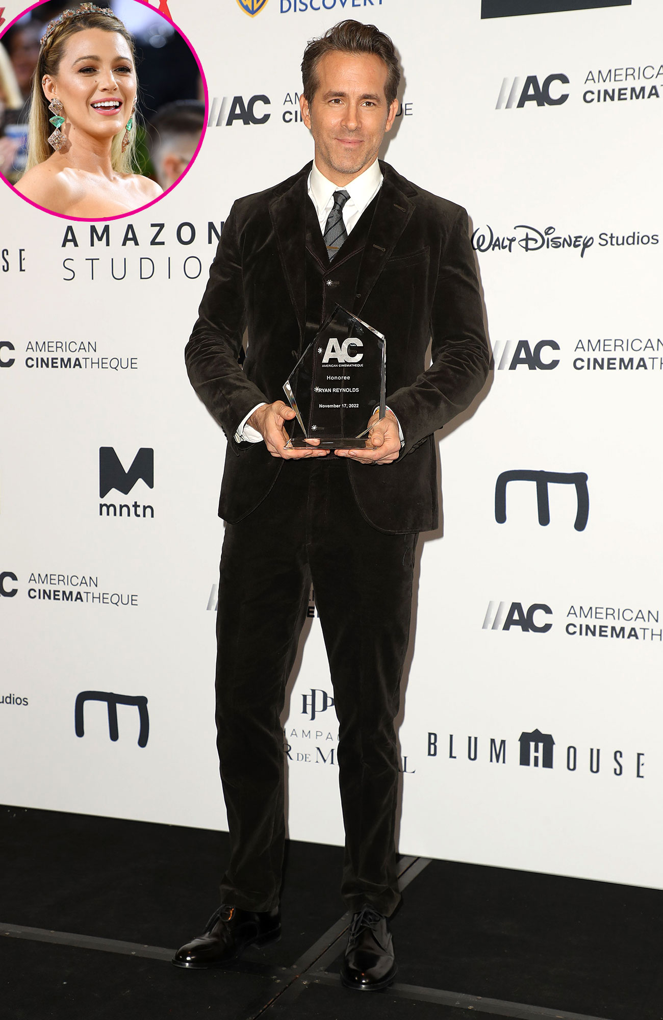 Promo Blake Lively Praises Ryan Reynolds in American Cinematheque Awards Speech