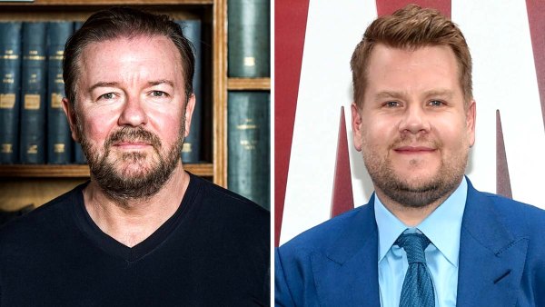 Ricky Gervais Reacts to James Corden Seemingly Stealing His Joke