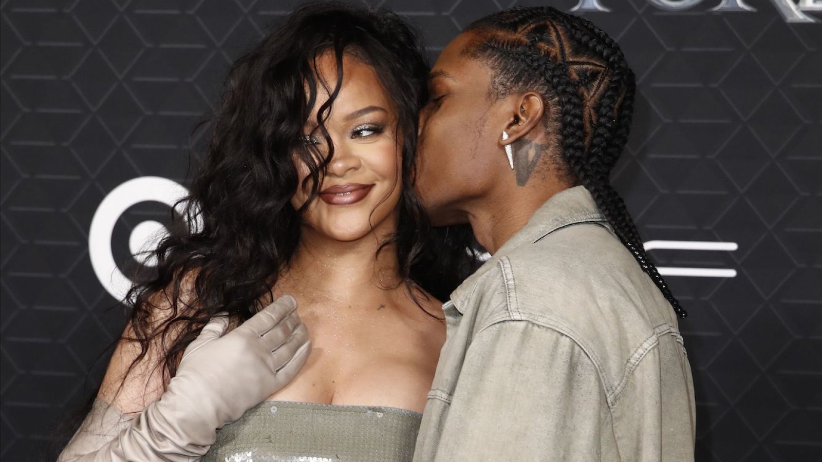Rihanna and A$AP Rocky at 'Black Panther: Wakanda Forever' premiere