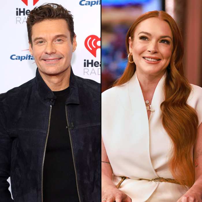 Ryan Seacrest Awkwardly Laughs Off Lindsay Lohan's Advice to 'Try Getting Married Some Time'