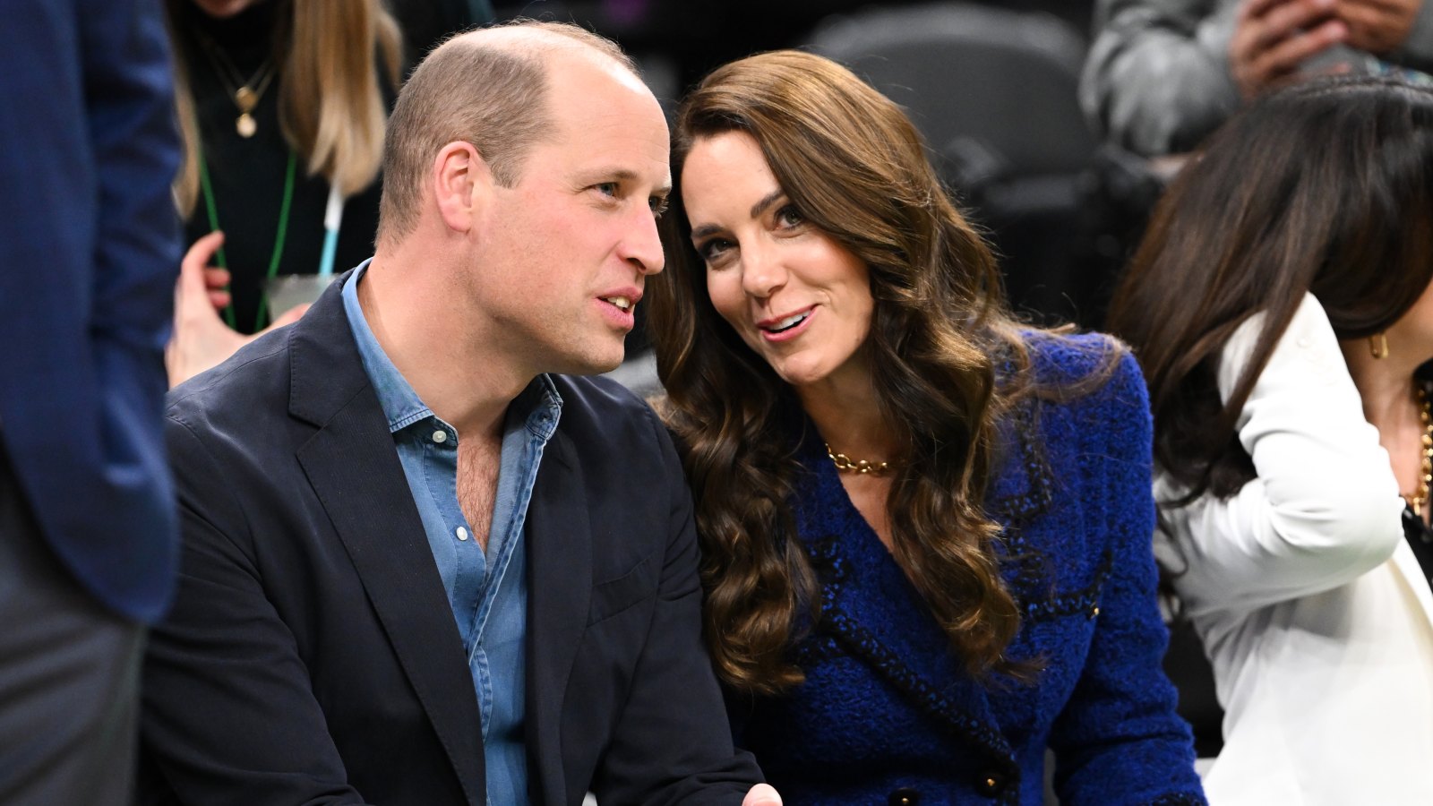 The Prince And Princess Of Wales Attend Boston Celtics Game