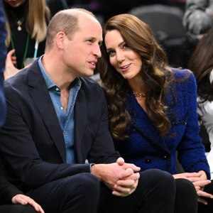 The Prince And Princess Of Wales Attend Boston Celtics Game